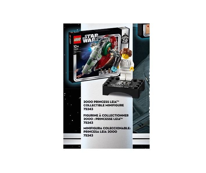 Princess Leia 20th Anniversary Torso LEGO STAR WARS MINIFIGURE