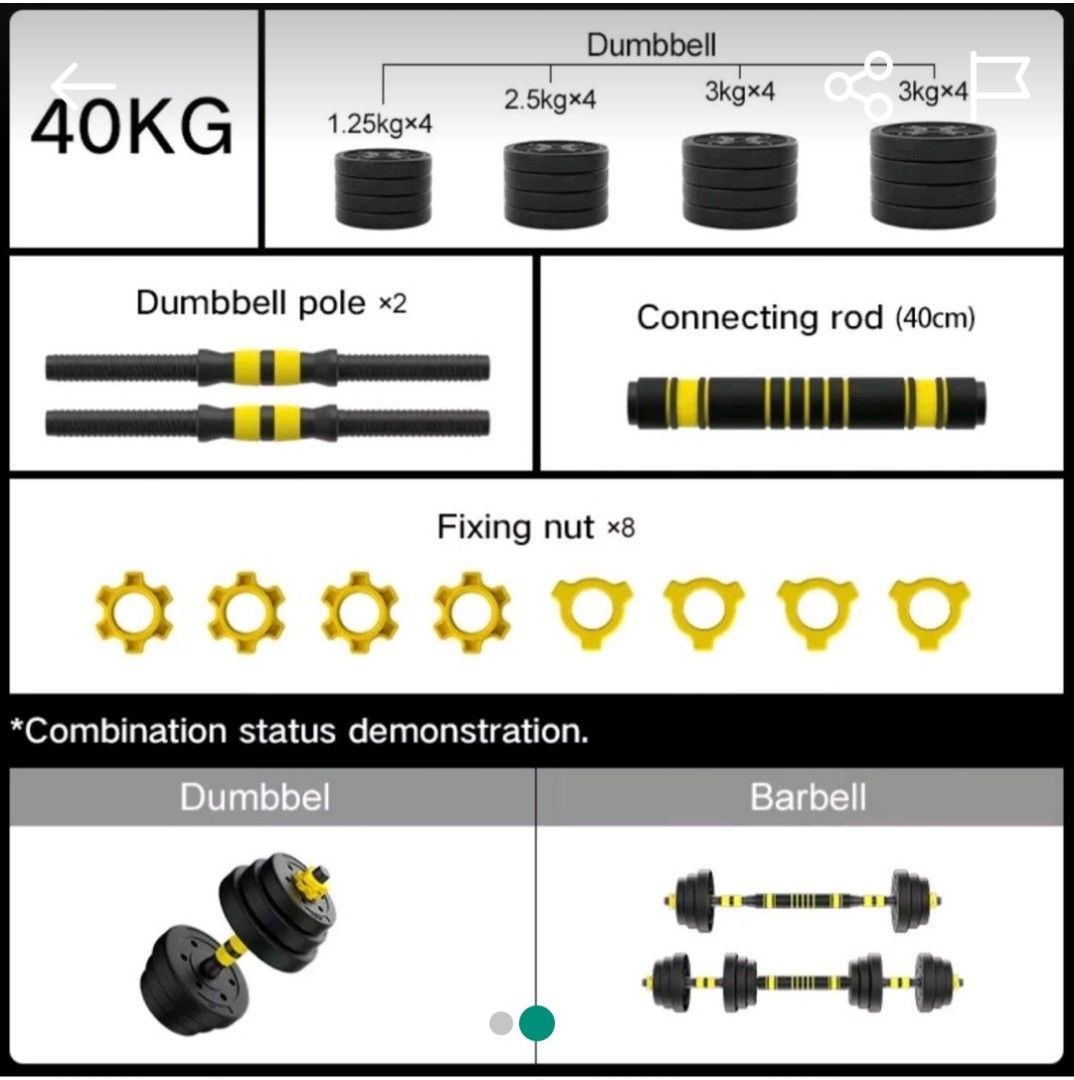 Punching Bag & Dumbbell Set, Sports Equipment, Other Sports Equipment ...