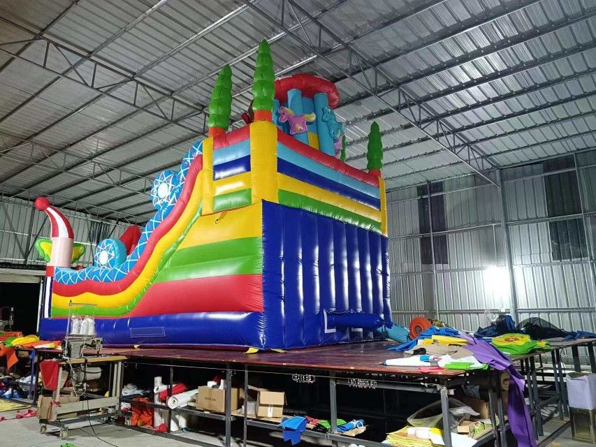 PVC Giant inflatable Playground, Hobbies & Toys, Toys & Games on Carousell