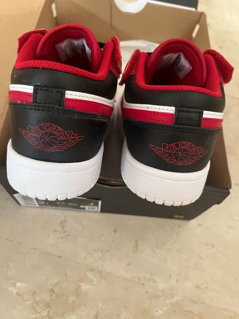 Red boys clearance jordans