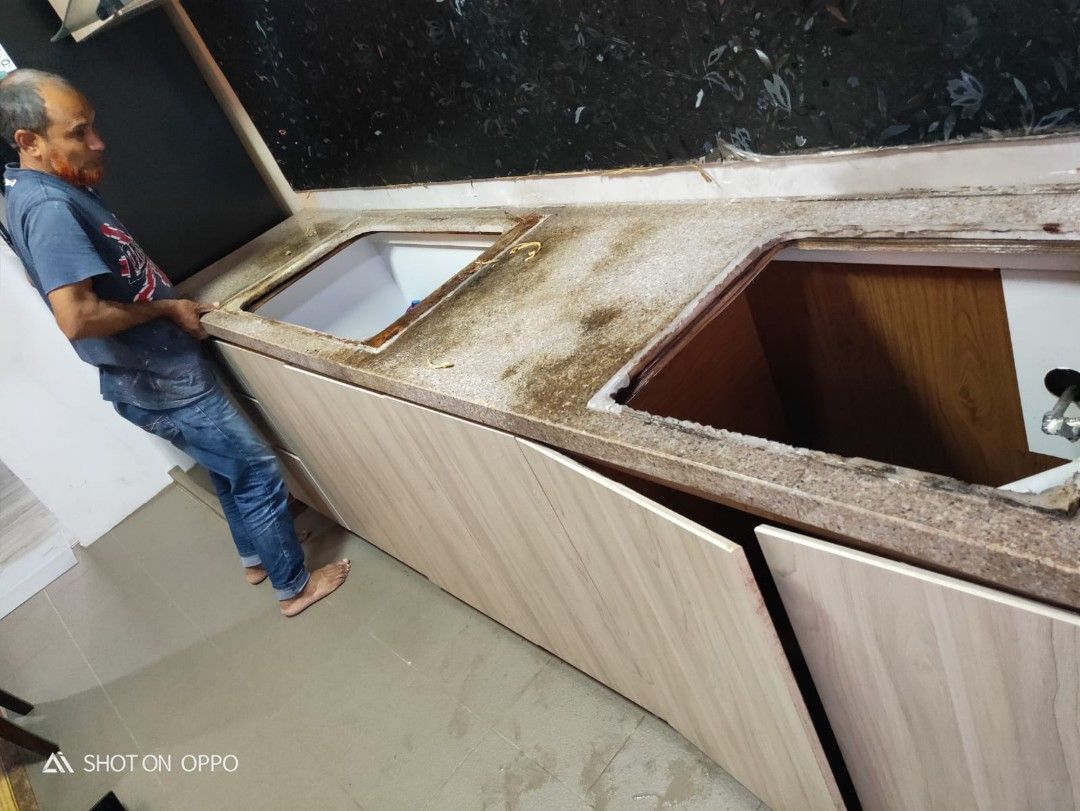 Repair Kitchen and Vanity Cabinets and Counter Top, Furniture & Home ...