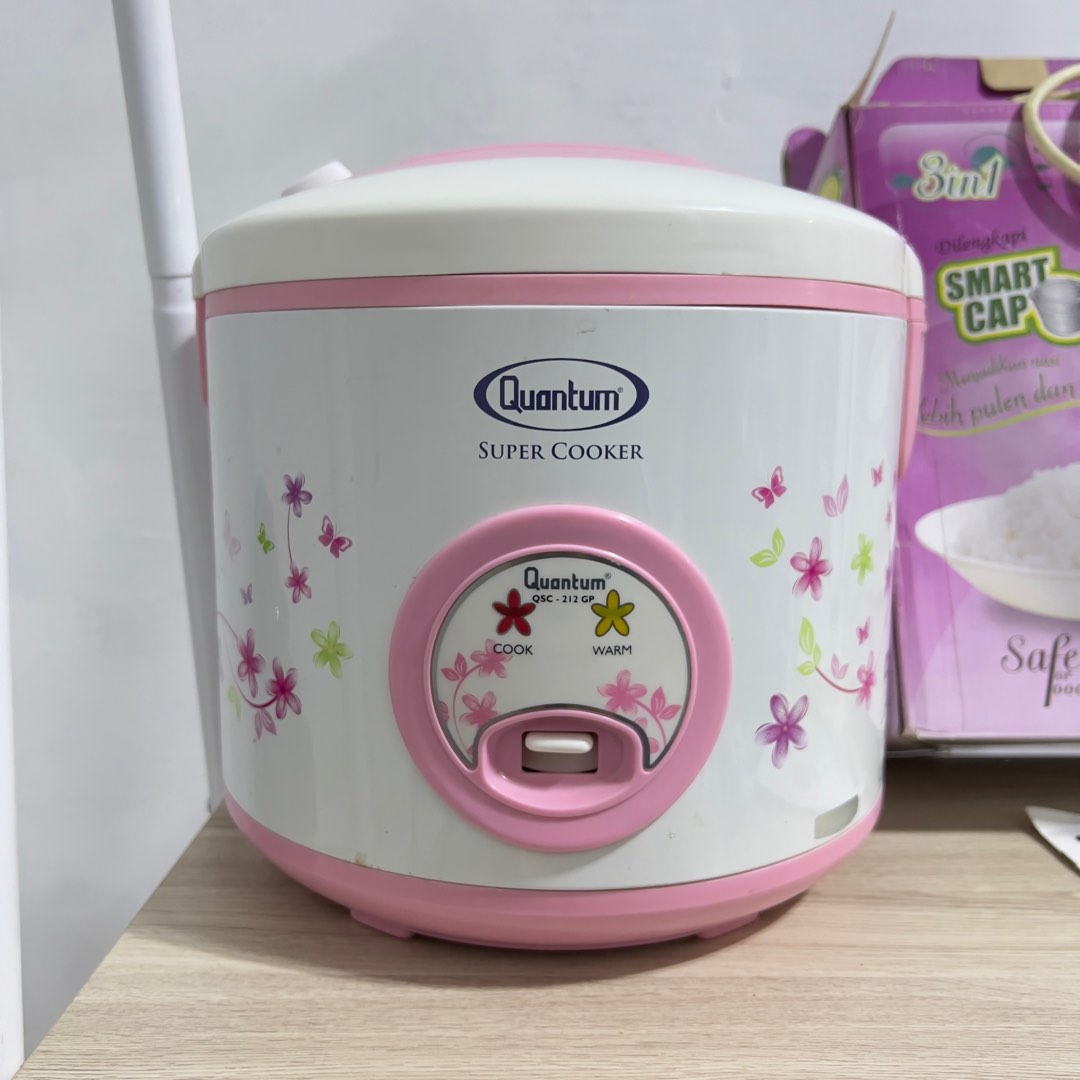 Rice Cooker Penanak Nasi Quantum, Kitchen & Appliances di Carousell