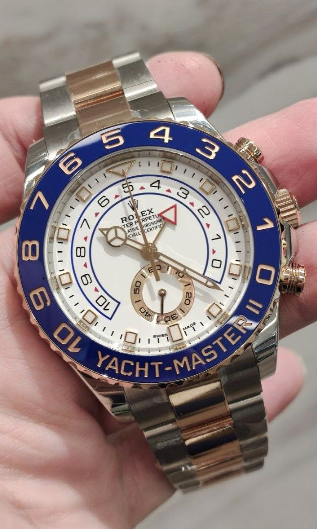 Rolex Yacht Master II Rose gold. Brand New 2022 Ready Stock Good price now