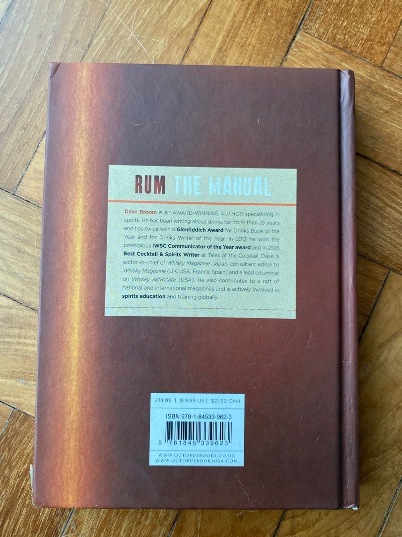 Rum The Manual by Dave Broom, Hobbies & Toys, Books & Magazines ...