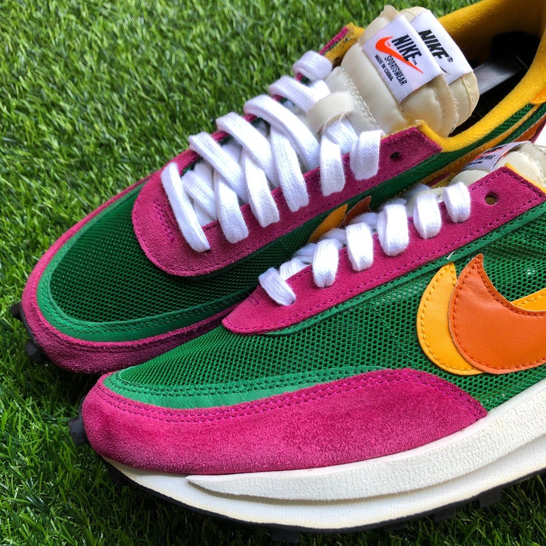Sacai discount pink green