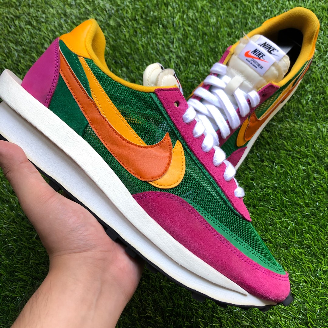 sacai ldwaffle pine green