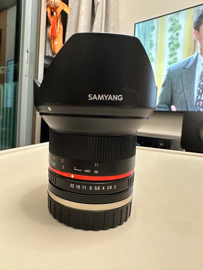 Samyang 12mm f2 E mount 三陽, 攝影器材, 鏡頭及裝備- Carousell