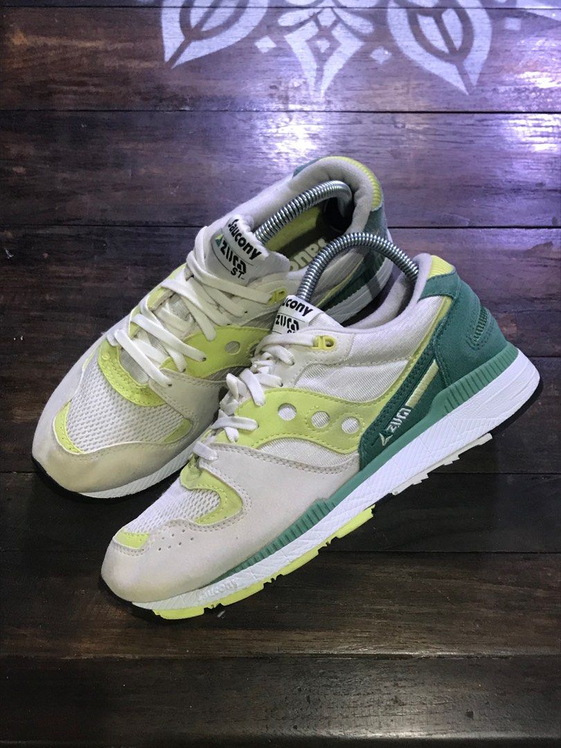 Saucony azura green lime hotsell