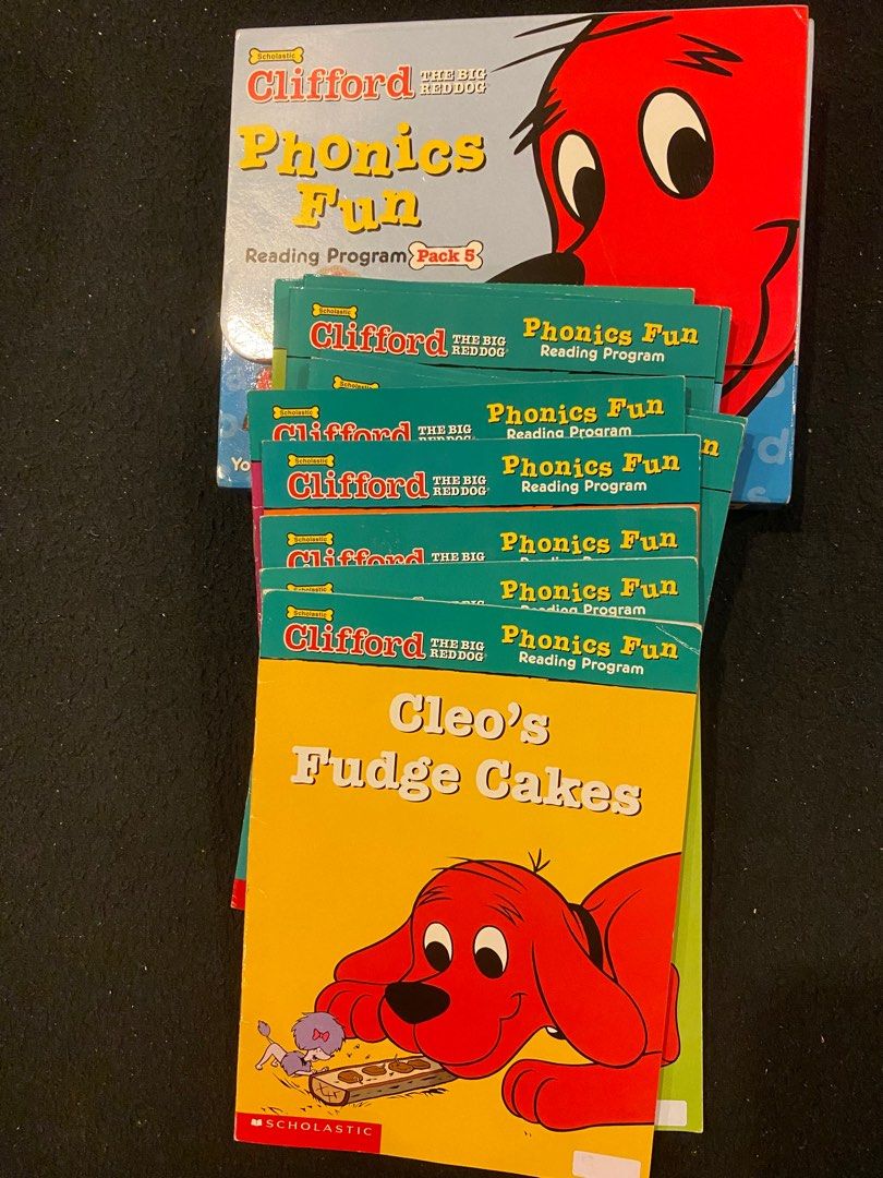 Scholastic Clifford the Red Dog Nick Jr Diego Phonics Books Set ...