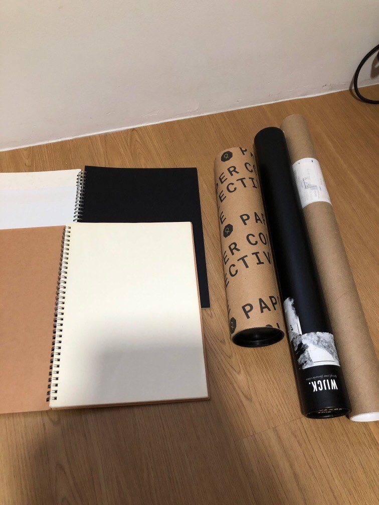 Scrap books and Art paper holder to give away, Hobbies & Toys