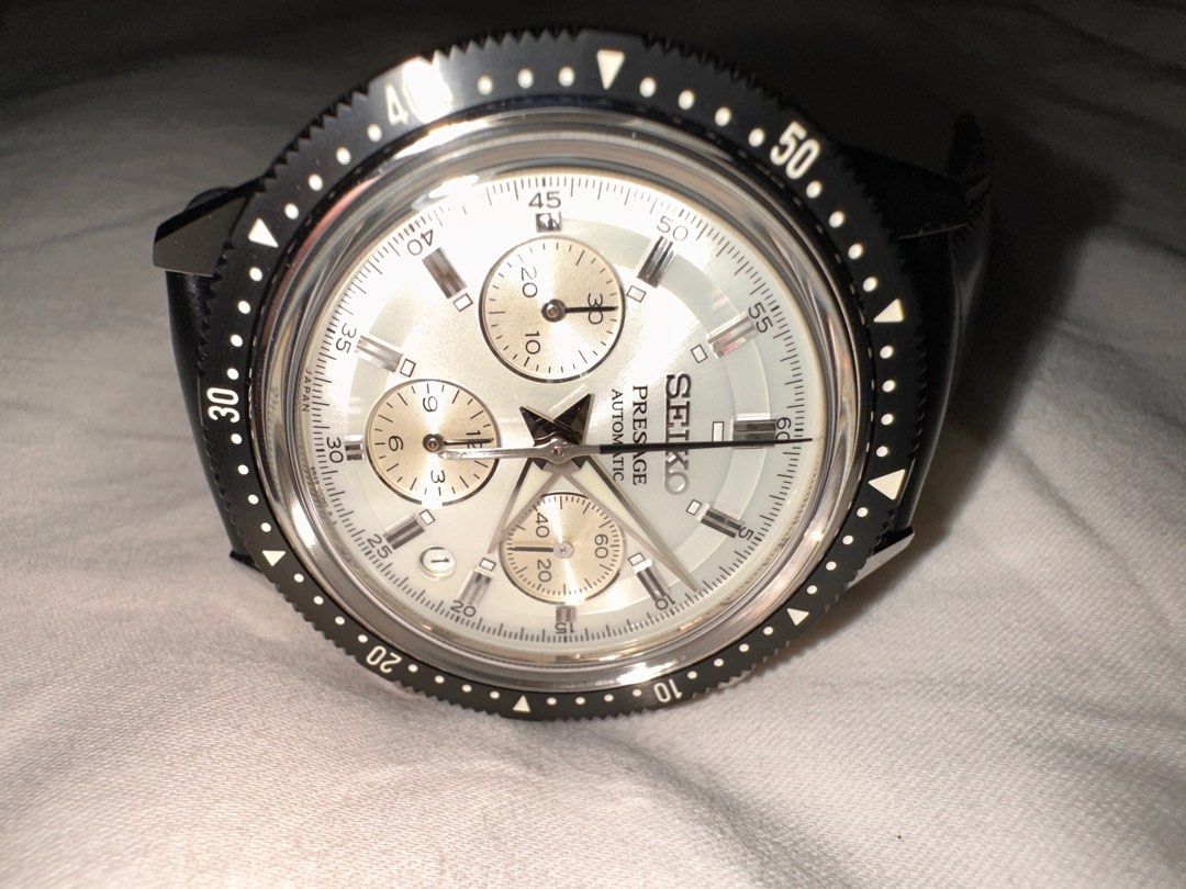 seiko presage crown chronograph