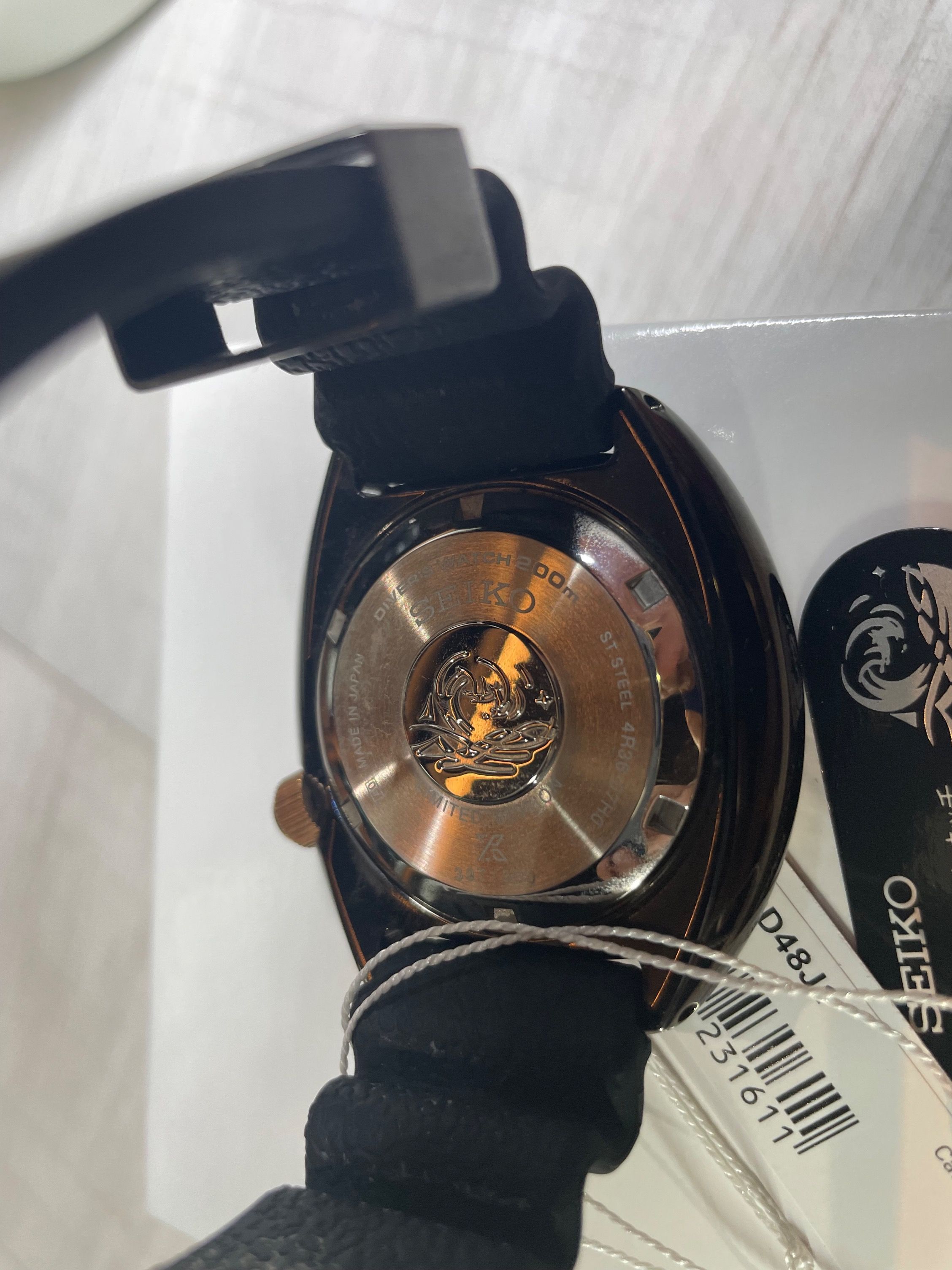Seiko Prospex Automatic 200M Diver Turtle Limited Edition SRPD 48J1 65 years in Taiwan