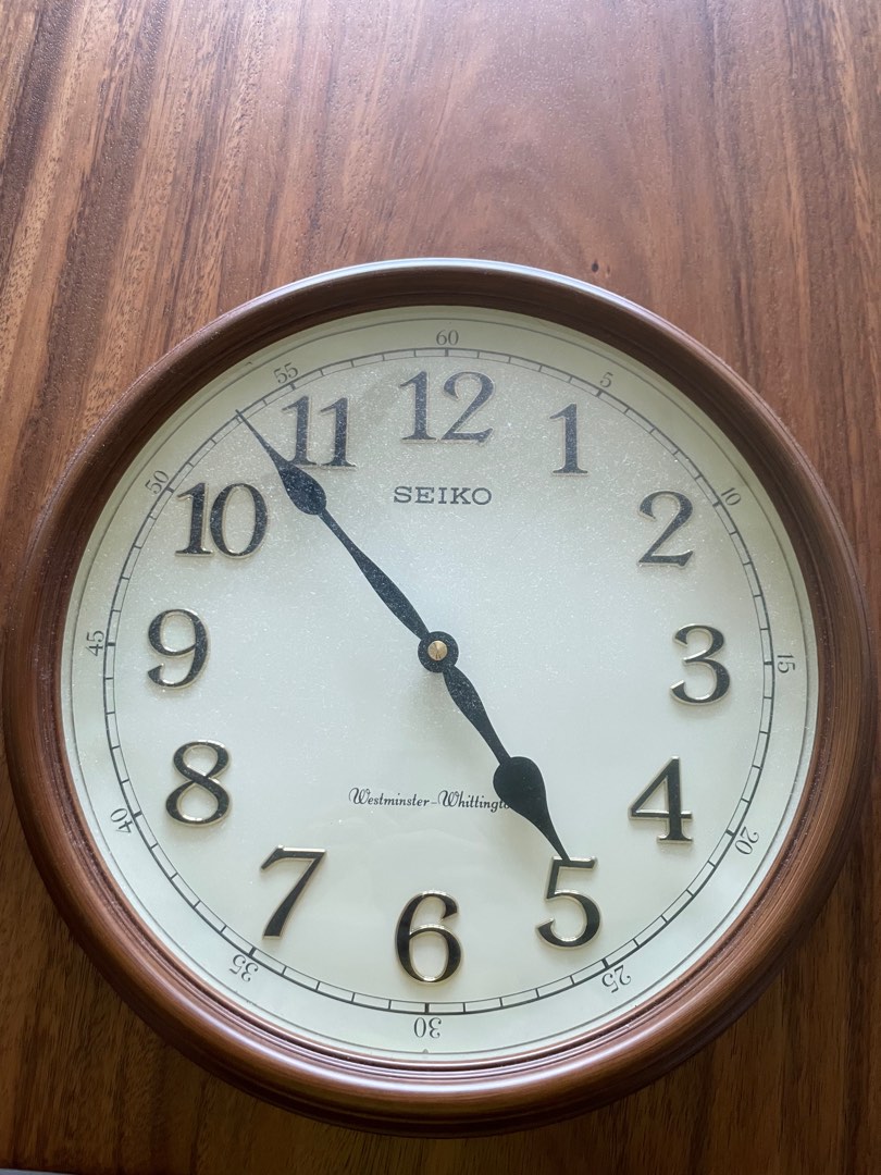 Seiko QXD214B WestminsterWhittington Analog Wall Clock, Furniture