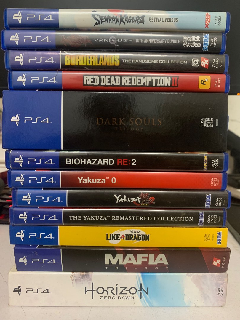 (SET ONLY) PS4 DISCS, Video Gaming, Video Games, PlayStation on Carousell