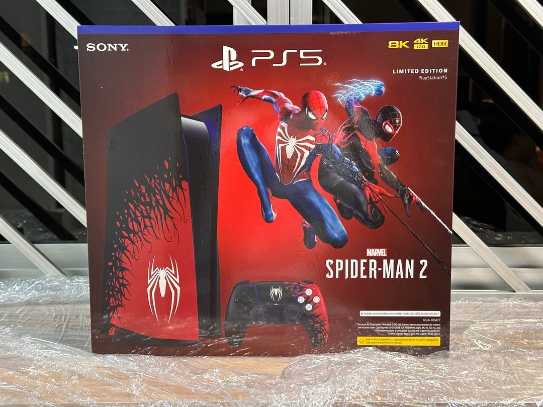 SG set Playstation 5 Spiderman 2 Limited Edition Bundle Sony PS5 Console Disc Version