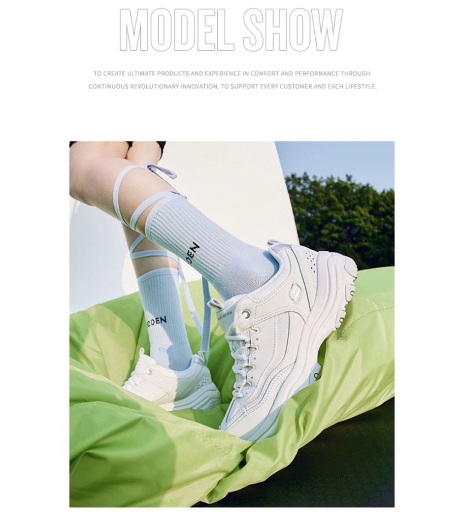 Chunky top shoes skechers