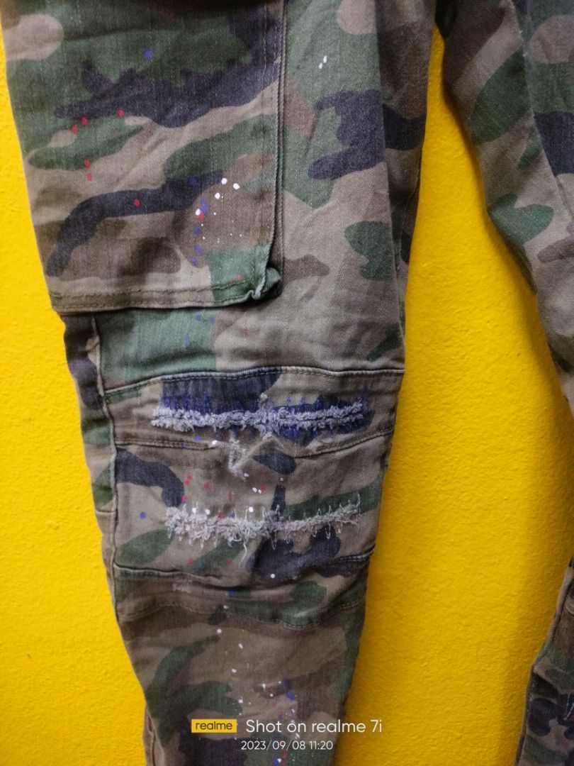 Smoke rise camo jeans store