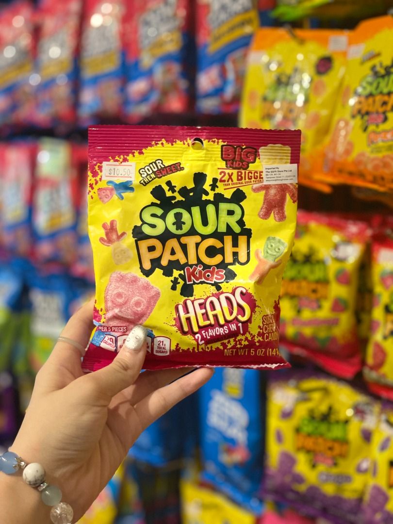 Sour Patch Kids Heads 2 Flavours in 1 (141g), Food & Drinks, Other