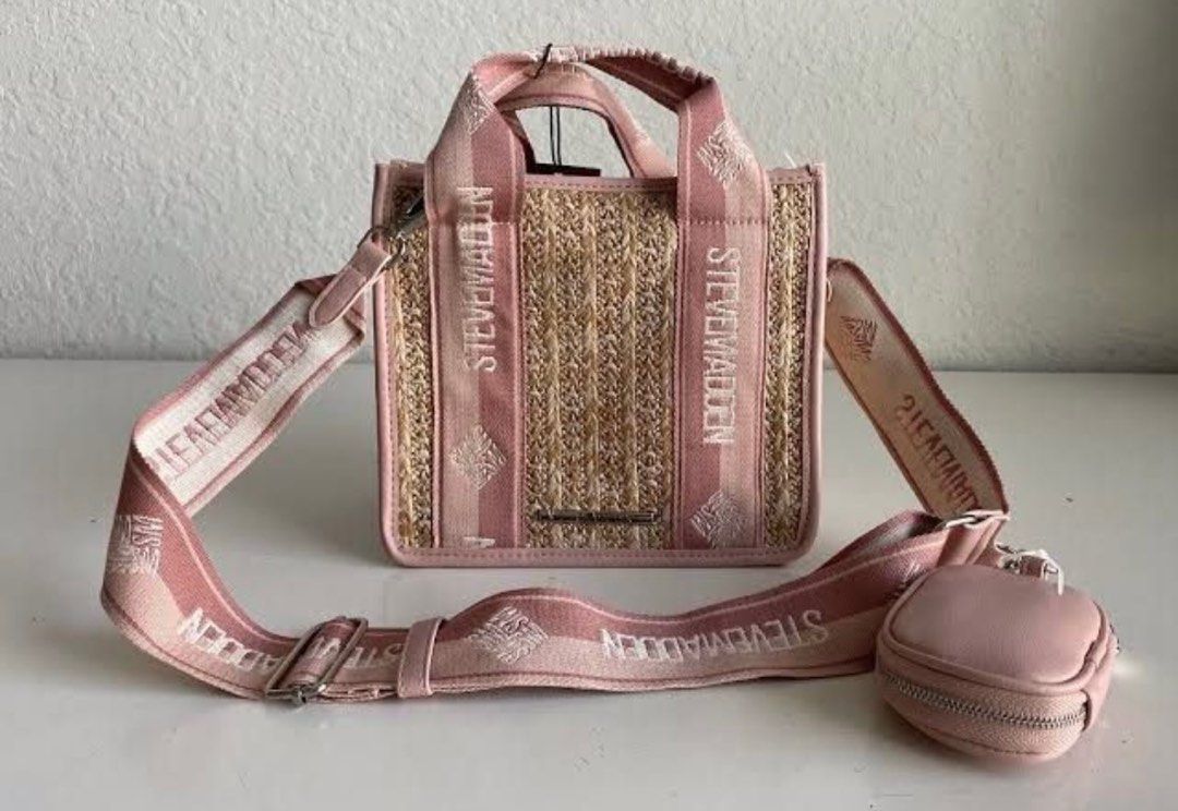 Quilted Tote Tote Bag Steve Madden Tasche Pink Steve Madden Bags