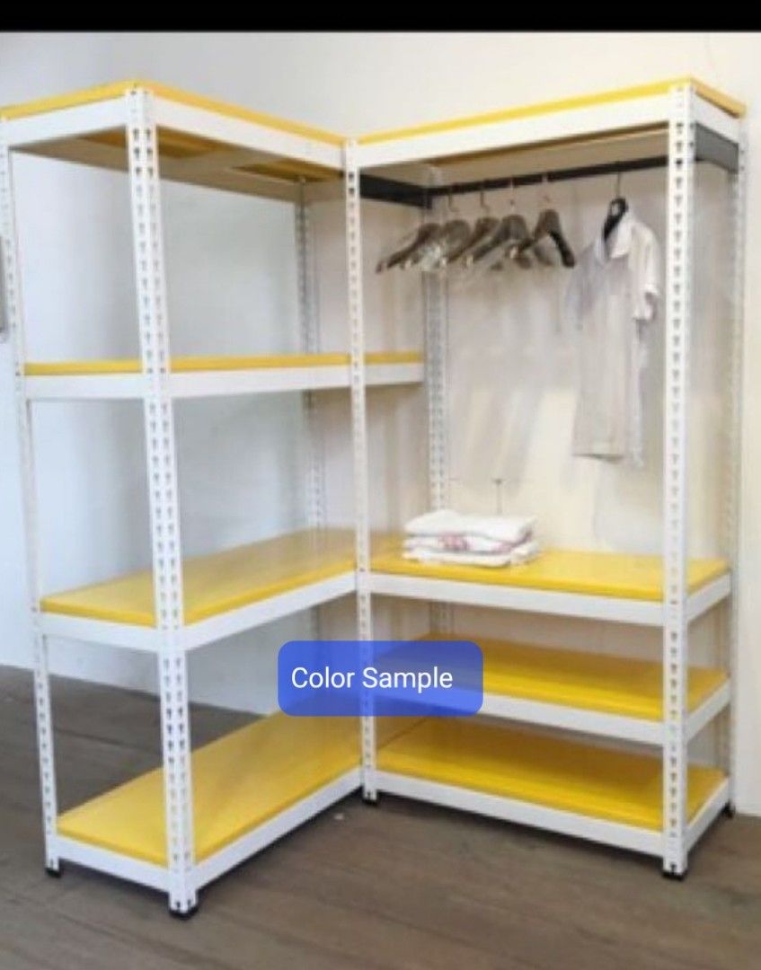 Metal Rack L Shape Storeroom Boltless Rack (Metal) - L Shape, Furniture & Home Living ...