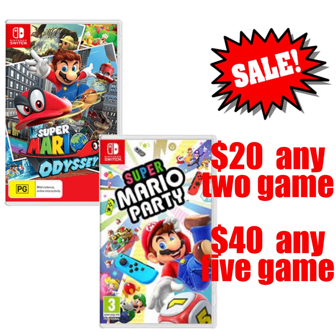 Super Mario Odyssey Super Mario Party Video Gaming Video Games