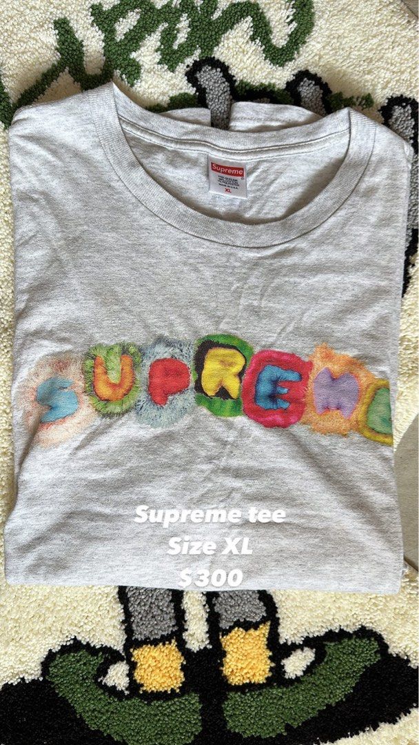 Supreme tee size XL, 男裝, 上身及套裝, T-shirt、恤衫、有領衫
