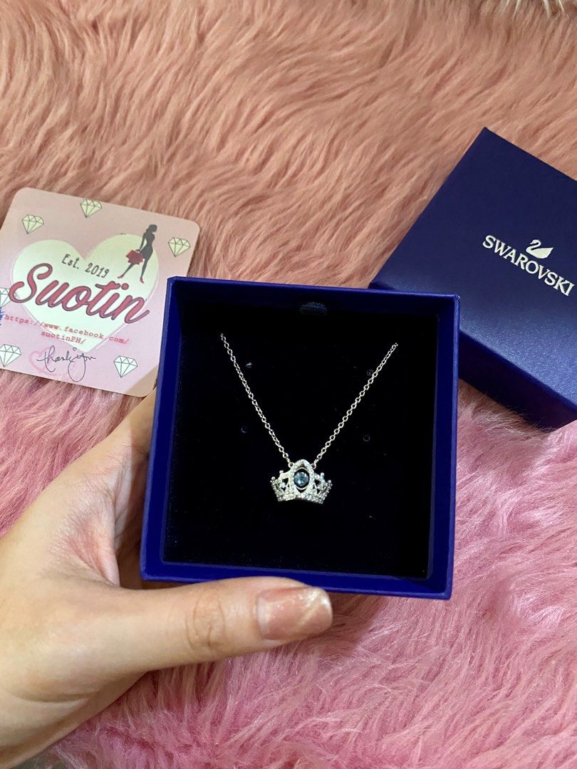 Swarovski Queen Pendant Necklace Women s Fashion Jewelry Organizers Necklaces on Carousell