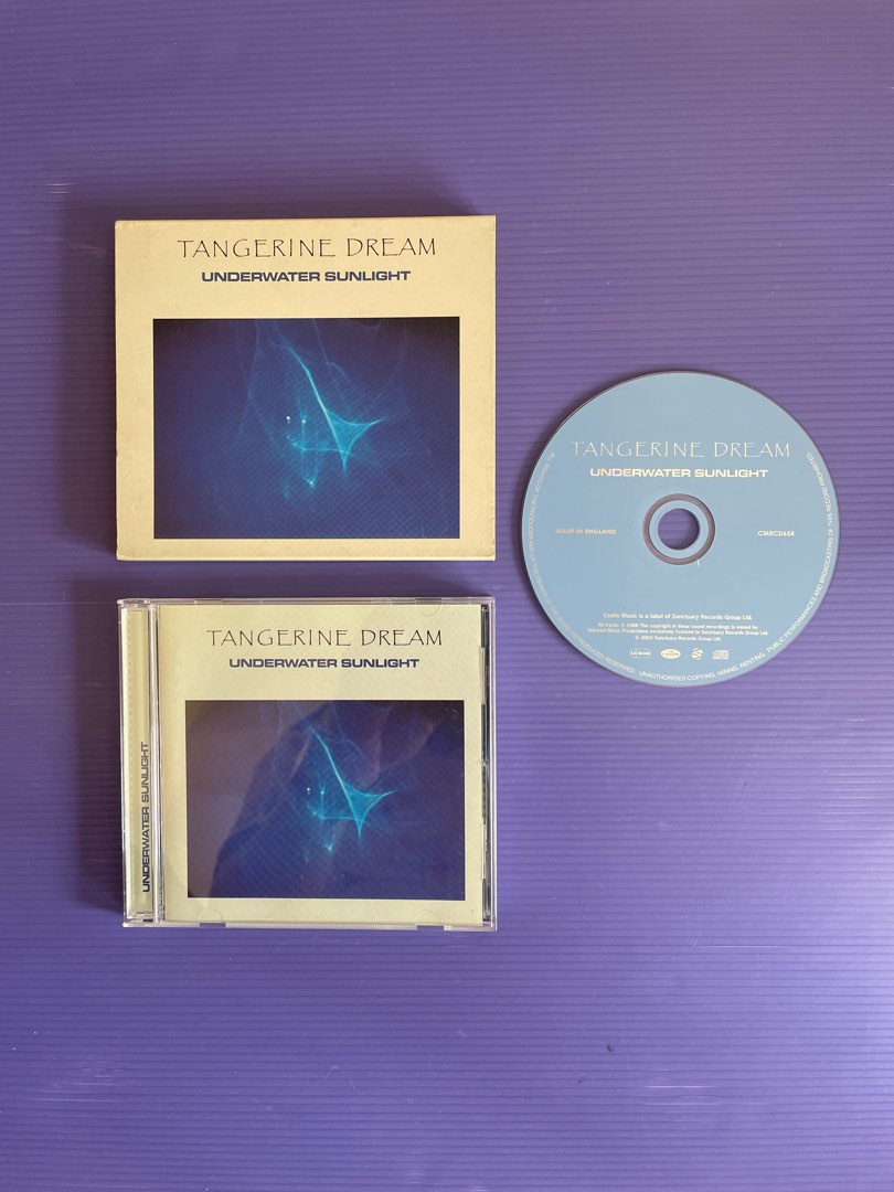 Tangerine Dream Underwater Sunlight Album CD, Hobbies & Toys, Music