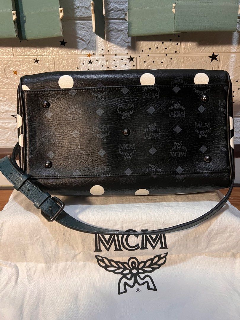 MCM Speedy Leather, Barang Mewah, Tas & Dompet di Carousell
