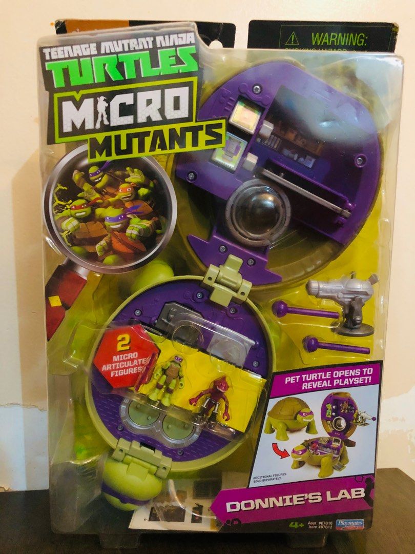 Teenage mutant ninja turtles micro mutants donnie's lab playset new arrivals