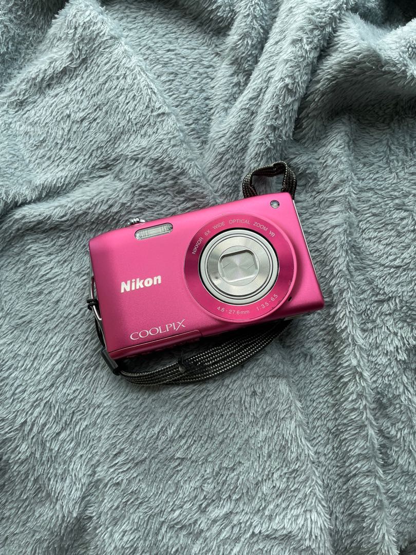 TESTED] nikon coolpix s3300 pink vintage ccd digital camera