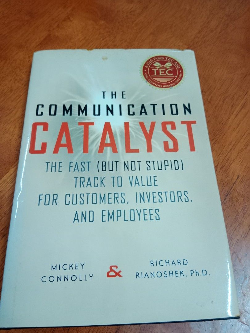 Communication Catalyst The Communication Catalyst., Hobbies & Toys, Books & Magazines ...