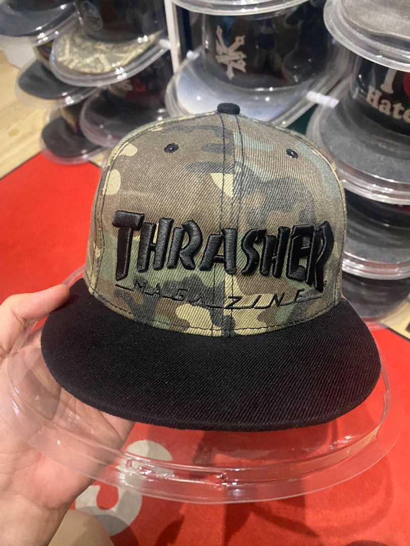 THRASHER CAMO snapback Men s Fashion Watches Accessories Cap