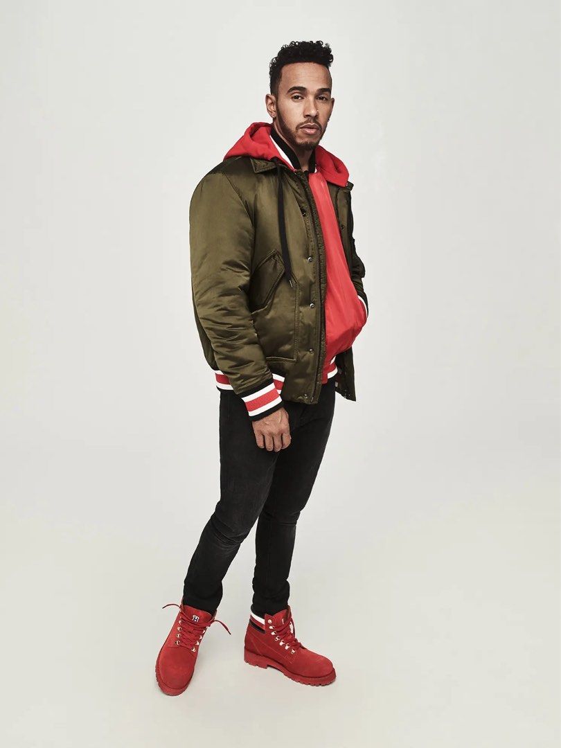 ルイスハミルトンLewis Hamilton Hooded Bomber Jacket