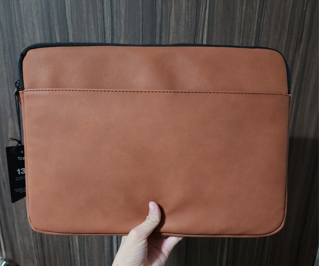 Typo Red Earth Faux Leather PU 13 inch 13 Laptop Bag