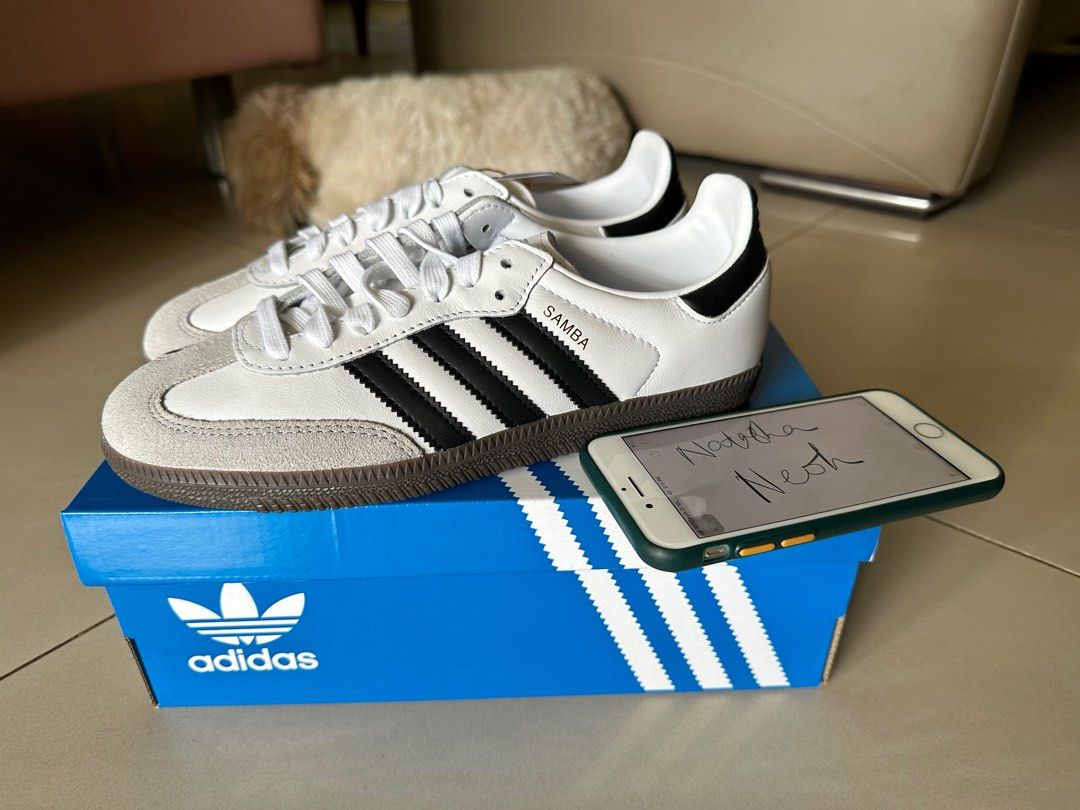 UK4.5 US5 Adidas Originals Samba OG White