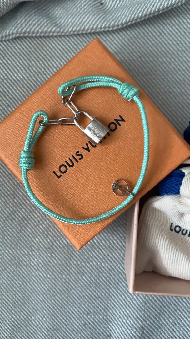 UNICEF x Louis Vuitton Silver Lockit bracelet by Virgil Abloh