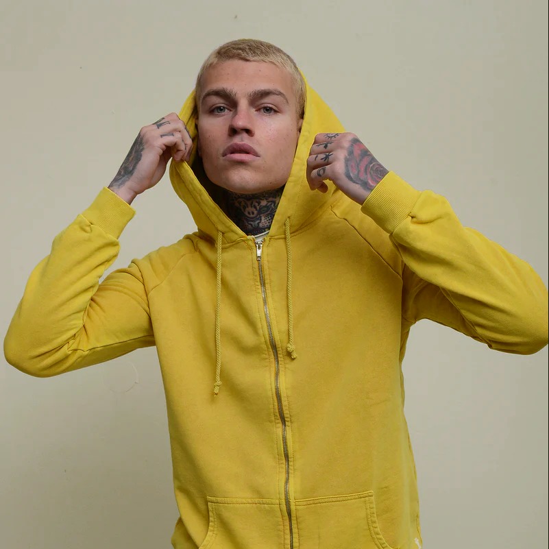 Uniqlo yellow new arrivals hoodie