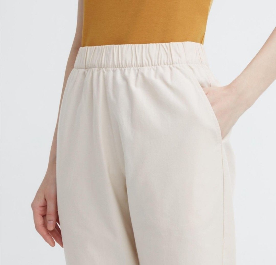 Uniqlo Cotton Relaxed Ankle Pants