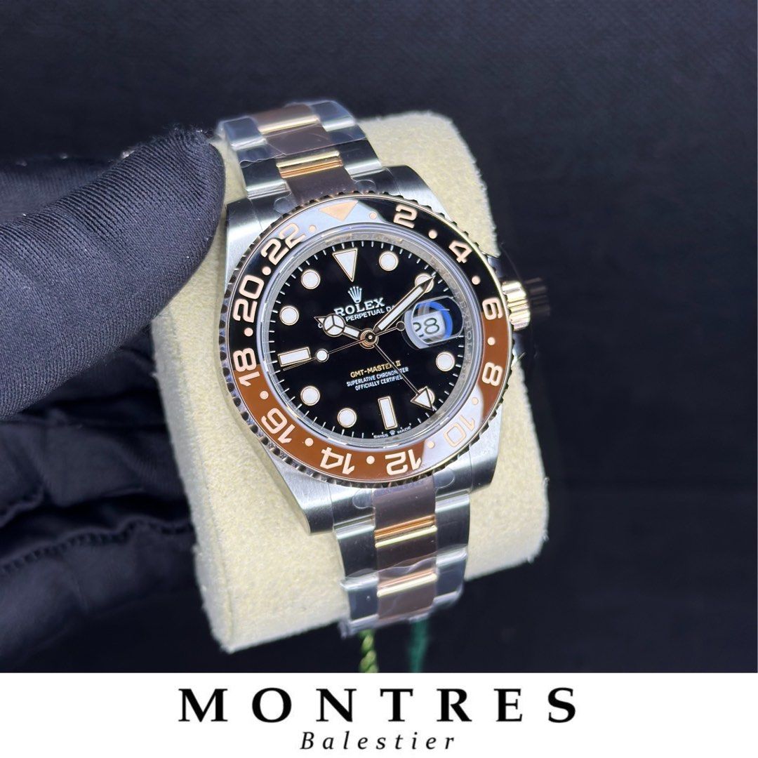 Unworn July 2023 Rolex GMT Master II 126711CHNR Black Dial w/Full ...