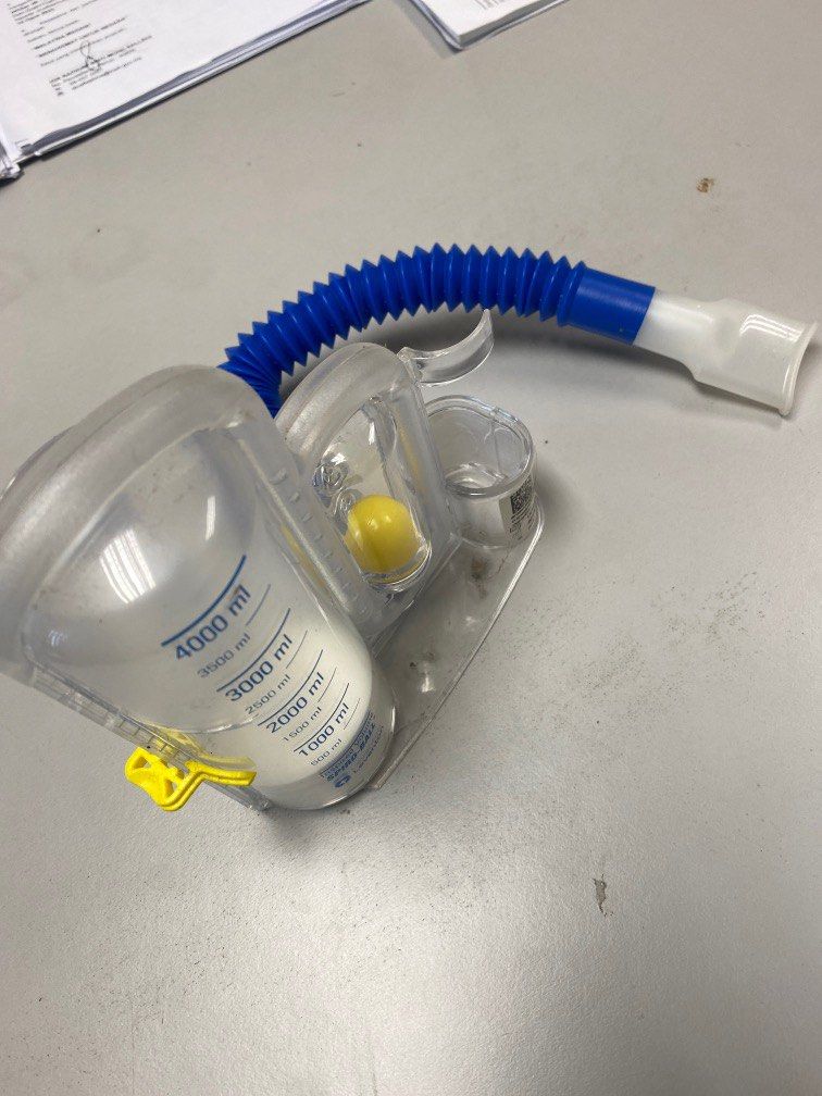 Used Intensive spirometry for sale, Health & Nutrition, Medical Supplies & Tools on Carousell