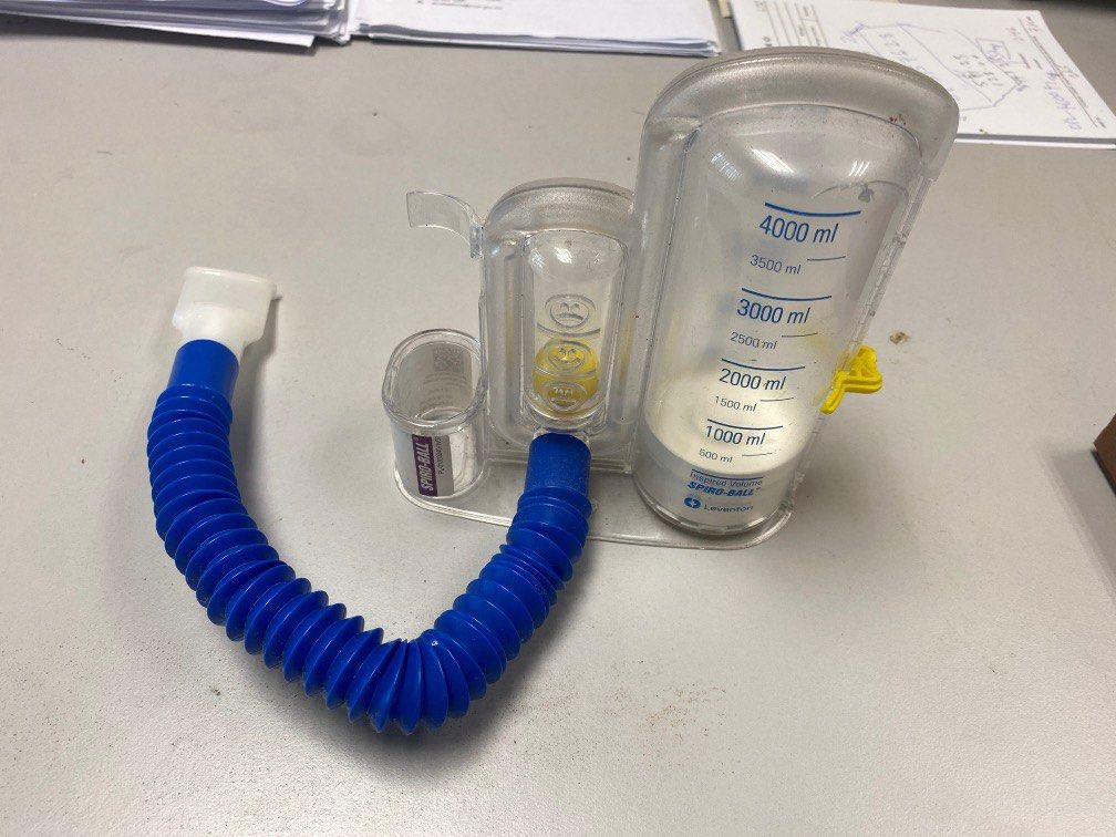 Used Intensive spirometry for sale, Health & Nutrition, Medical Supplies & Tools on Carousell