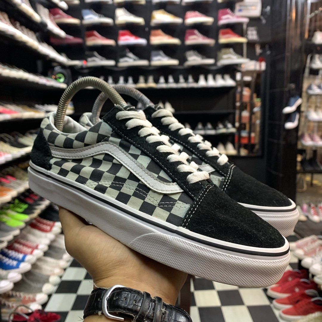 Mens old skool cheap checkerboard vans