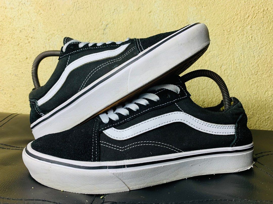 Black vans size 7 mens clearance