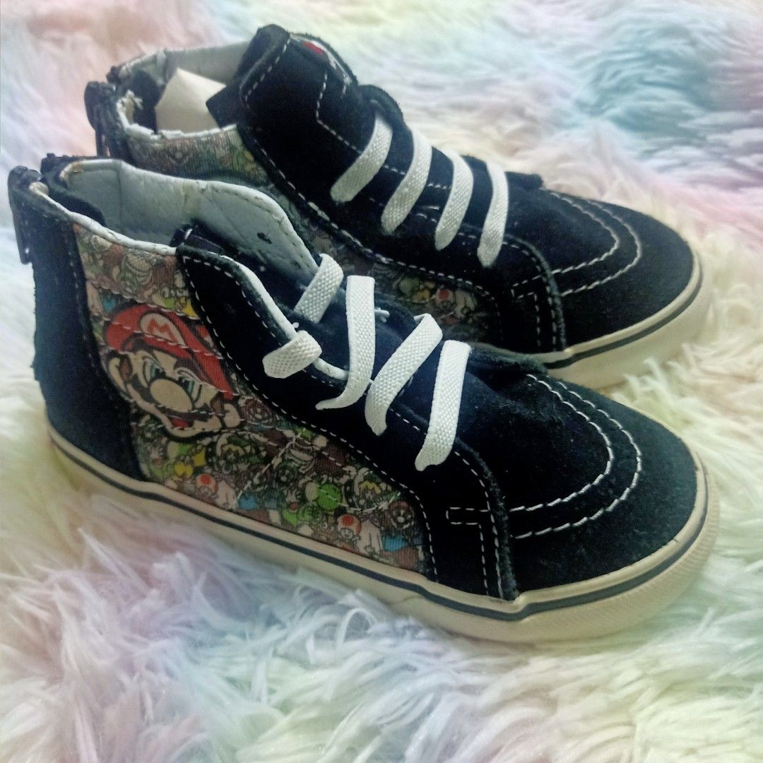 Mario vans kids cheap