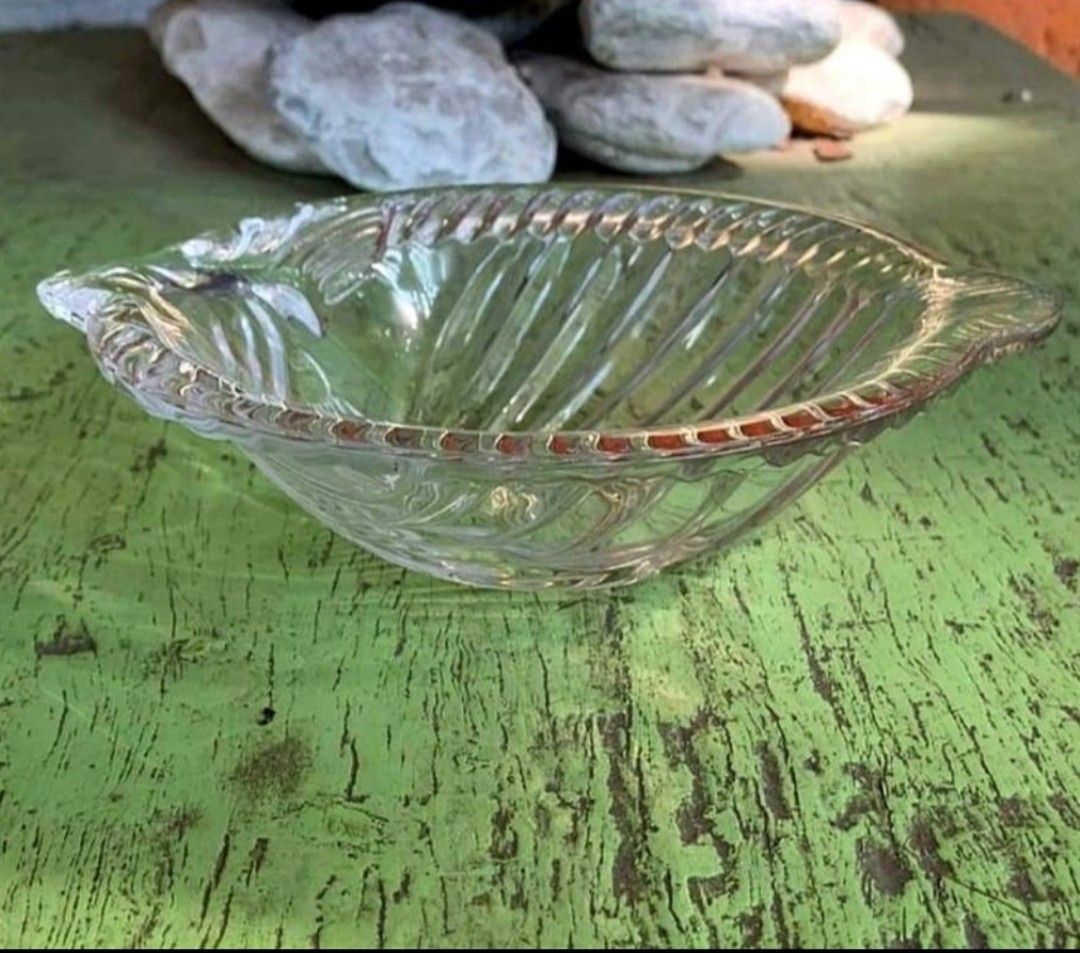 Vintage 90's NORITAZEH SOGA JAPAN GLASS FISH BOWL SERVING DISH ...