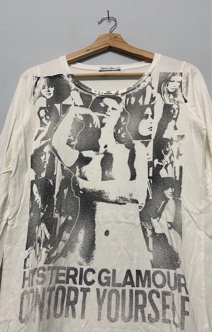 Vintage Hysteric Glamour Contort Yourself Sexy Naked Girl Japanese Brand  Designer Streetwear Nobuhiko Kitamura Longsleeve