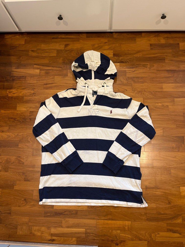 Ralph lauren striped sweatshirt on sale