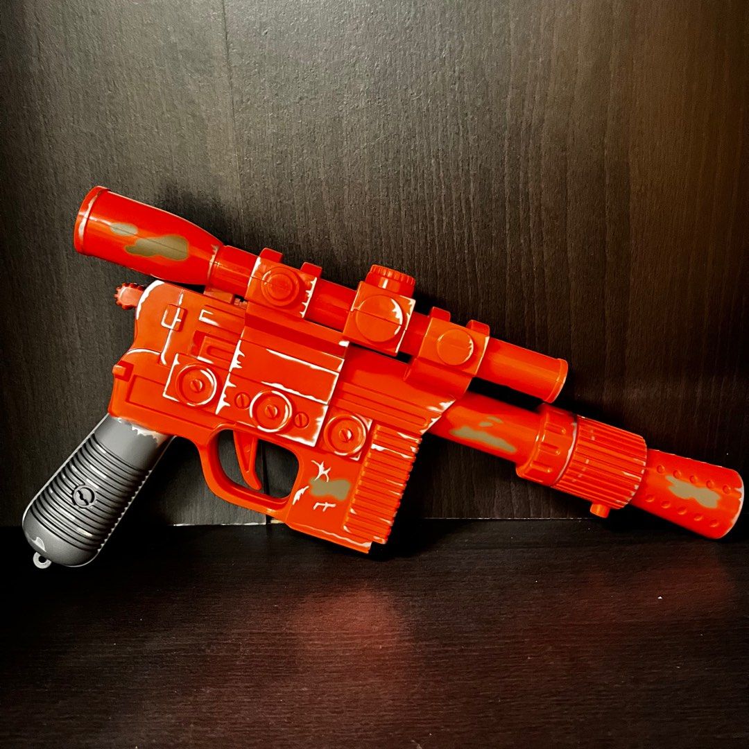 Vintage Star Wars Tiger electronic Rebel Gun Blaster 1997 Han Solo