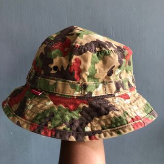 Vintage Supreme Bucket Hat Camo